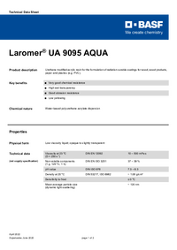 Thumbnail of document Technical datasheet - LAROMER® UA 9095 Aqua