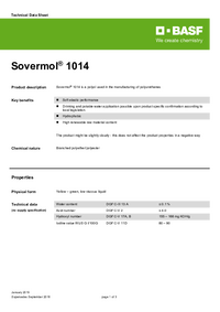 Thumbnail of document Technical datasheet - SOVERMOL® 1014