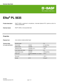 Thumbnail of document Technical datasheet - EFKA® PL 5635