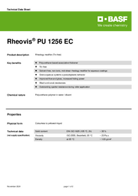 Thumbnail of document Technical datasheet - RHEOVIS® PU 1256 EC