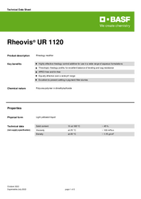 Thumbnail of document Technical datasheet - RHEOVIS® UR 1120