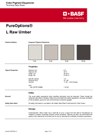 Thumbnail of document Technical datasheet - PureOptions® L Raw Umber