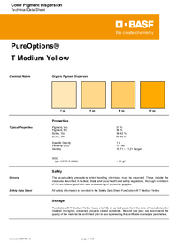 Thumbnail of document Technical datasheet - PureOptions® T Medium Yellow