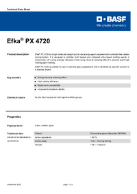 Thumbnail of document Technical datasheet - EFKA® PX 4720