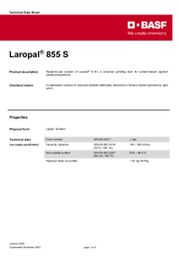 Thumbnail of document Technical datasheet - LAROPAL® 855 S