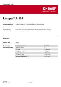 Thumbnail of document Technical datasheet - LAROPAL® A 101